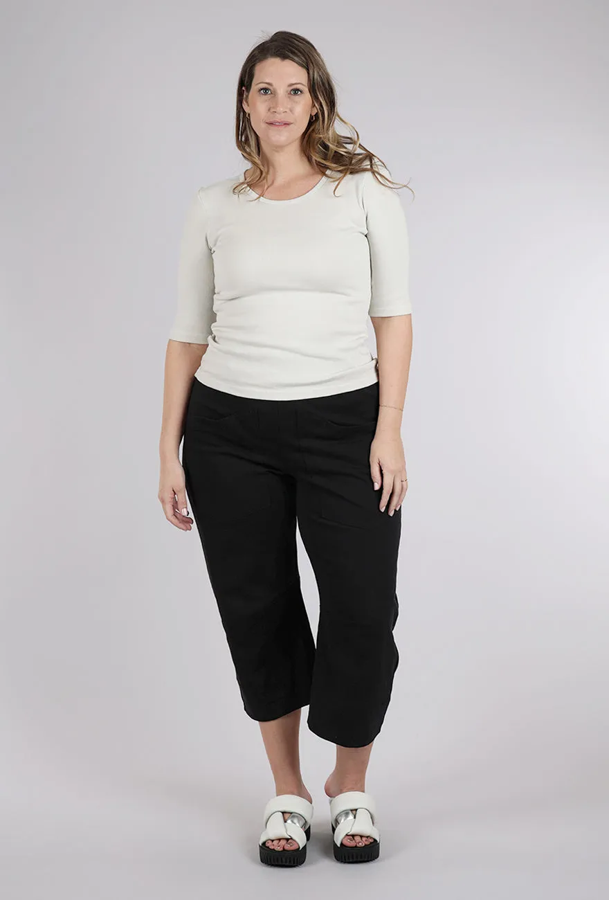 BB Crew Tee, Oyster Quirky - eccentric