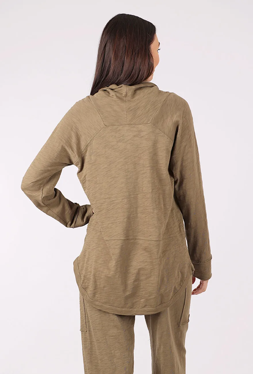 Beachwear Weekend Cowl Tee, Willow