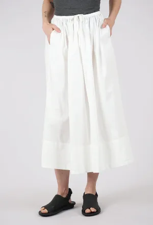 Noelle Poplin Maxi Skirt, Le Blanc High Street Chic