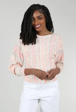 Bella Boatneck, Sunset Effortless knitwear Cozy thick-knit top
