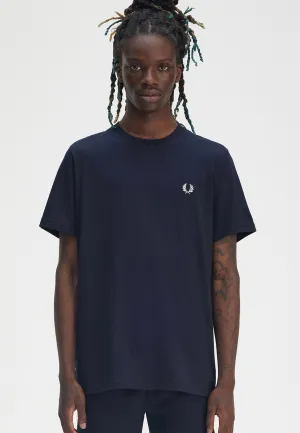 Fred Perry - Rear Powder Laurel Graphic Navy - T-Shirt party wear