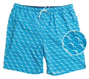 Daytime Style Bootcut style Big Time Breakers: Swim Trunks - Light Blue