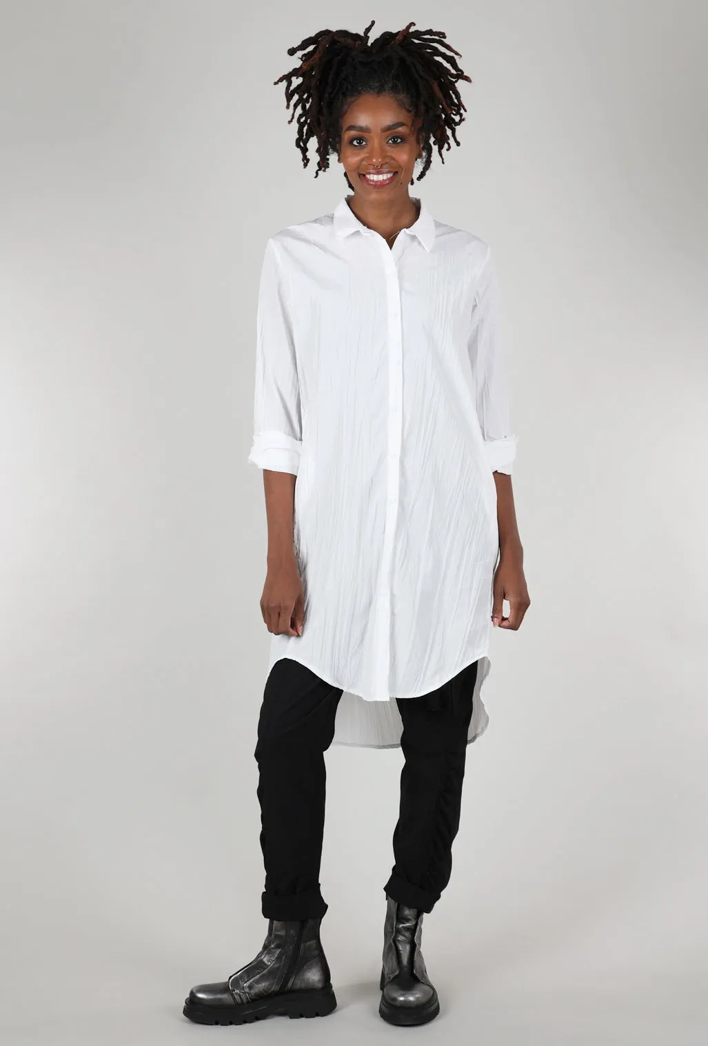 Biodegradable Fiber Shy Top, White