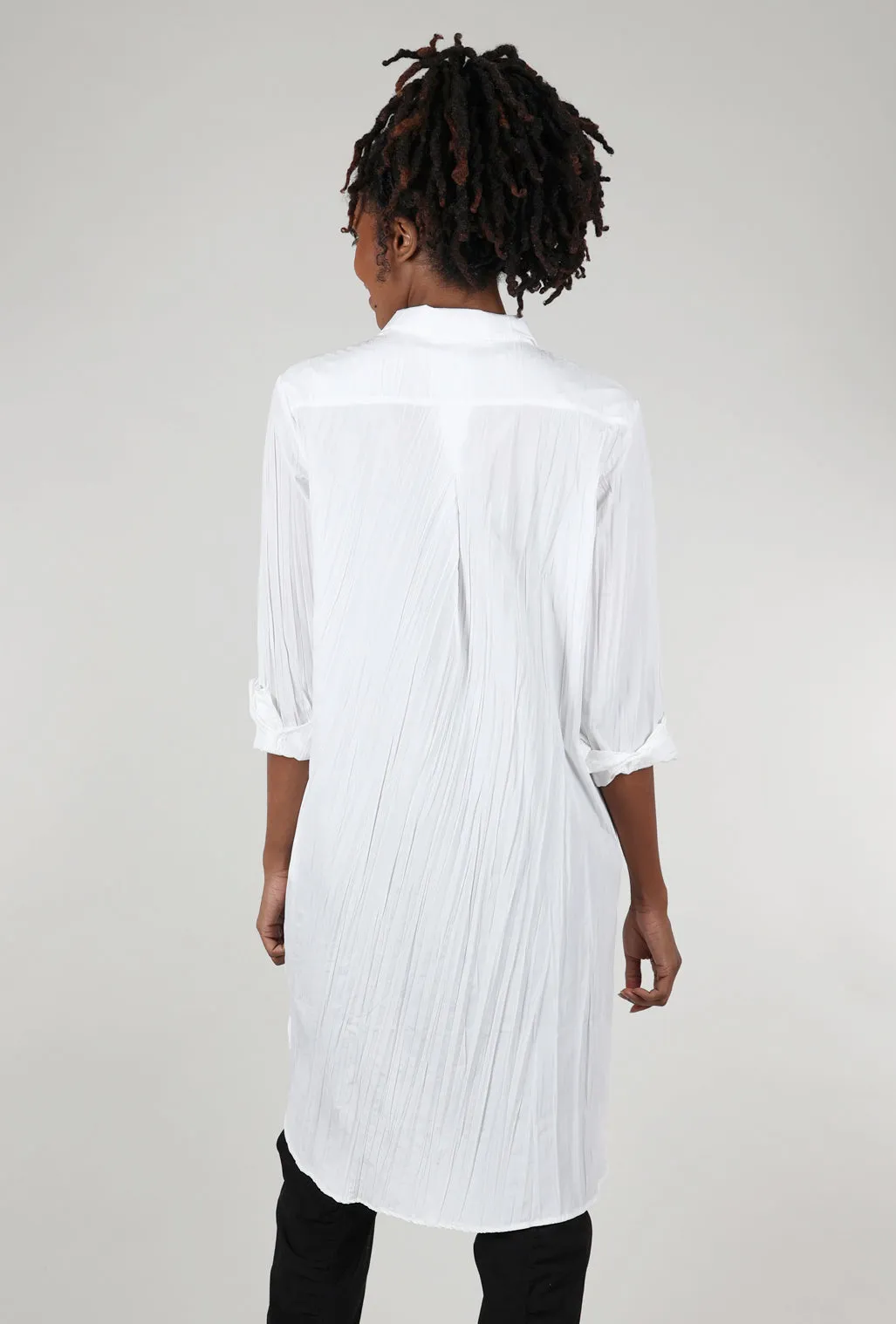 Biodegradable Fiber Shy Top, White