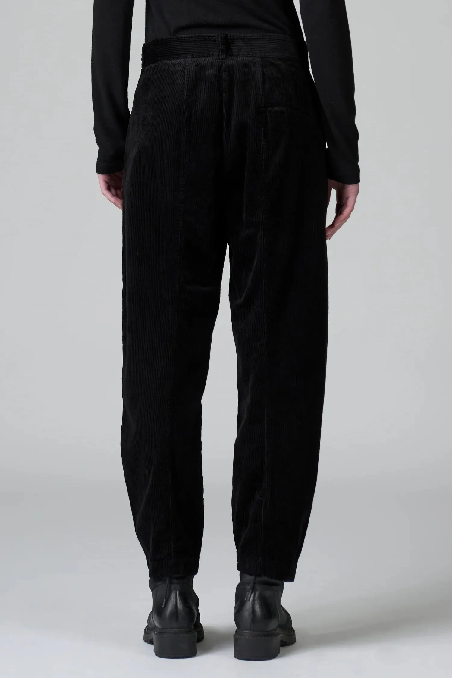 Black Corduroy Trouser Comfy Mood