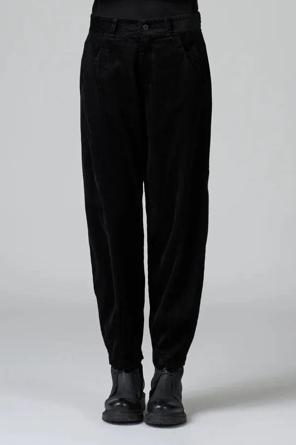 Black Corduroy Trouser Comfy Mood