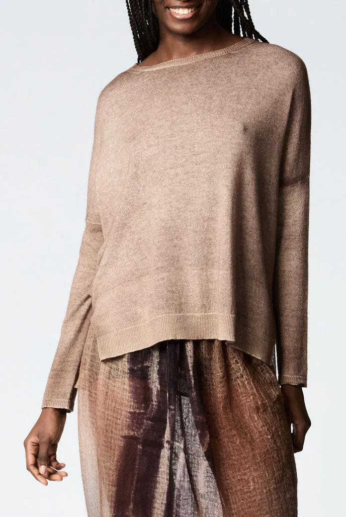 Boat Neck Avena Pullover Urban Style