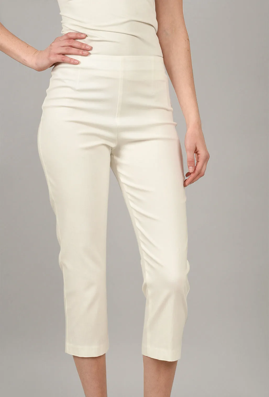 Bobbie Flood Pant, Cream Classic Look