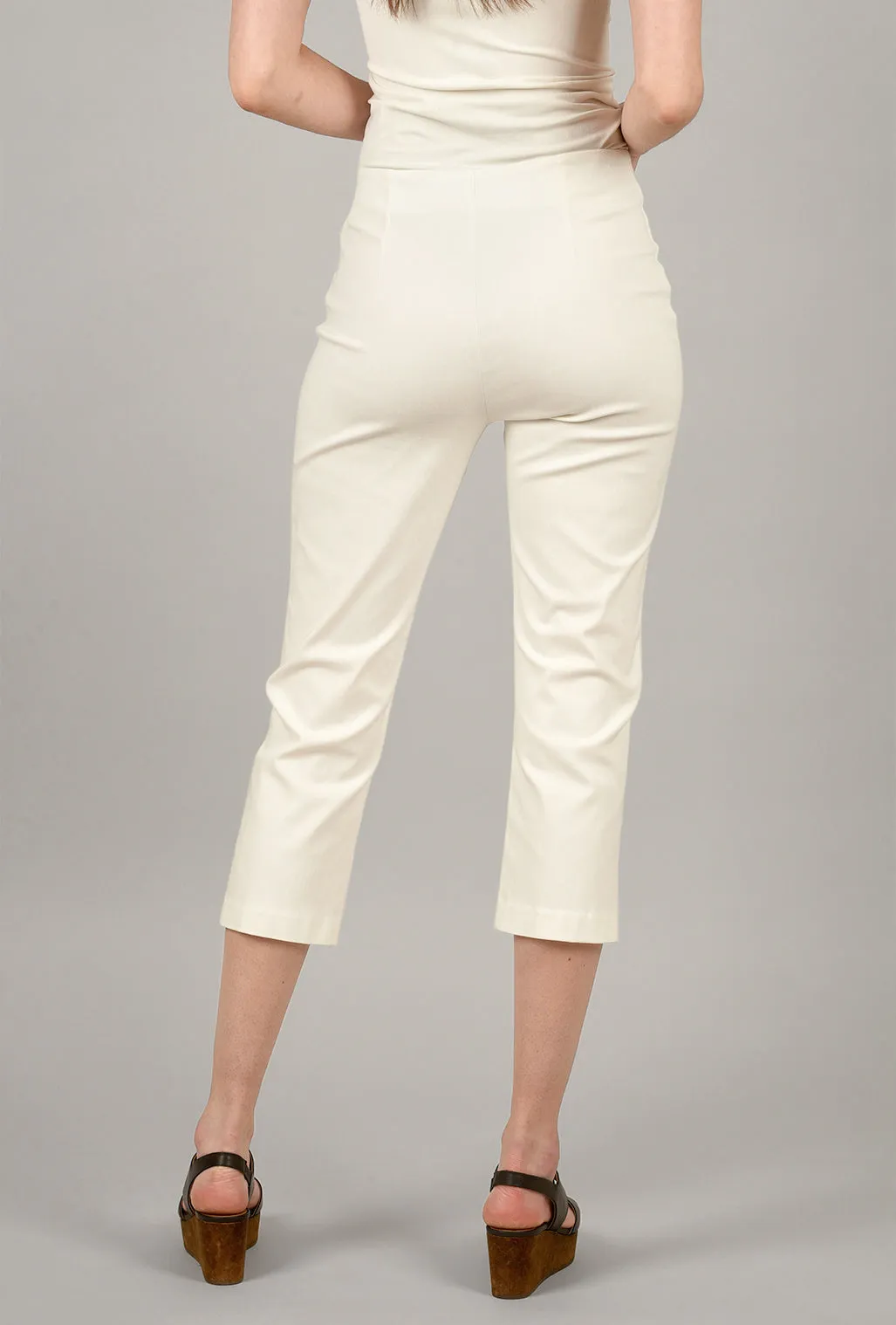 Bobbie Flood Pant, Cream Classic Look