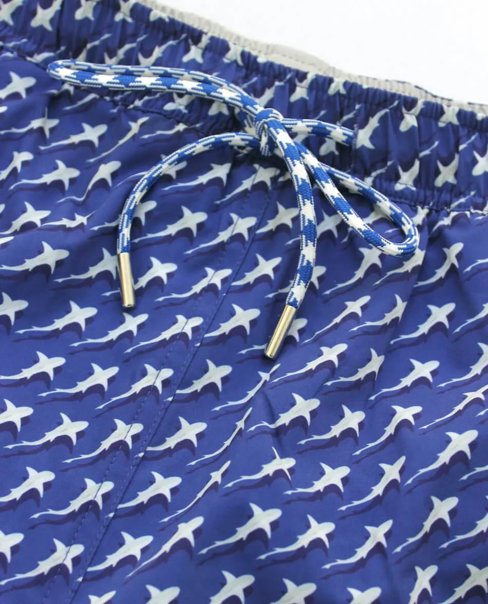 Body - contouring Reef Shark Rally: Swim Trunks - Navy (XL & XXL)