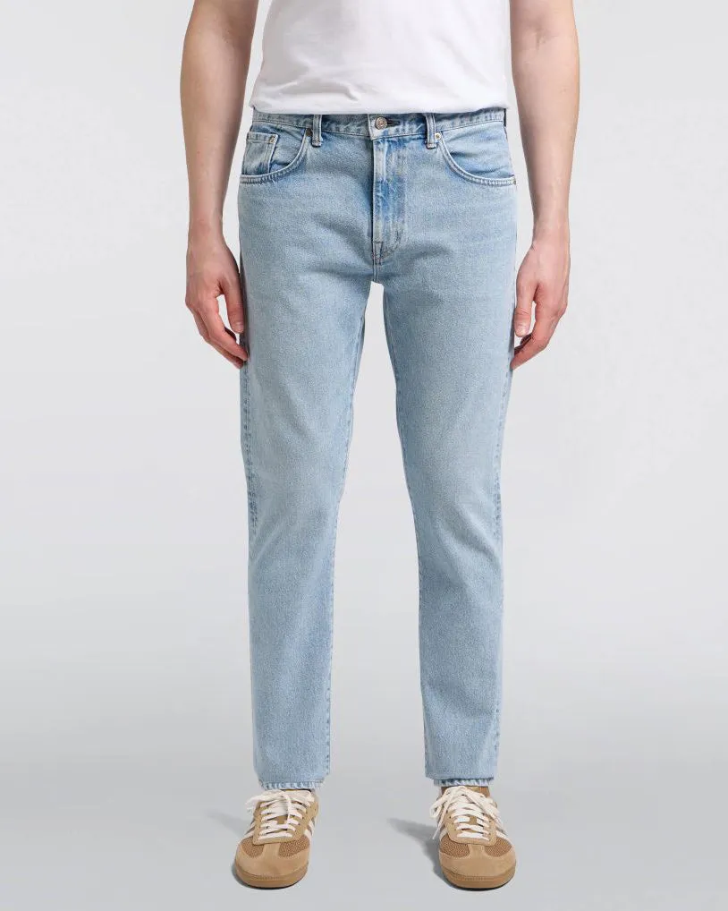 Edwin Made in Japan Slim Tapered Mens Jeans - 12.5oz Kaihara Pure Indigo Openend Denim / Blue Light Used | Edwin Jeans | JEANSTORE