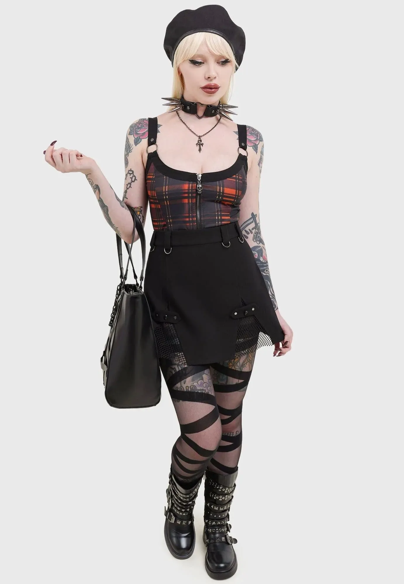 Bold Finish Killstar - Wrong Way Home Black - Skirt
