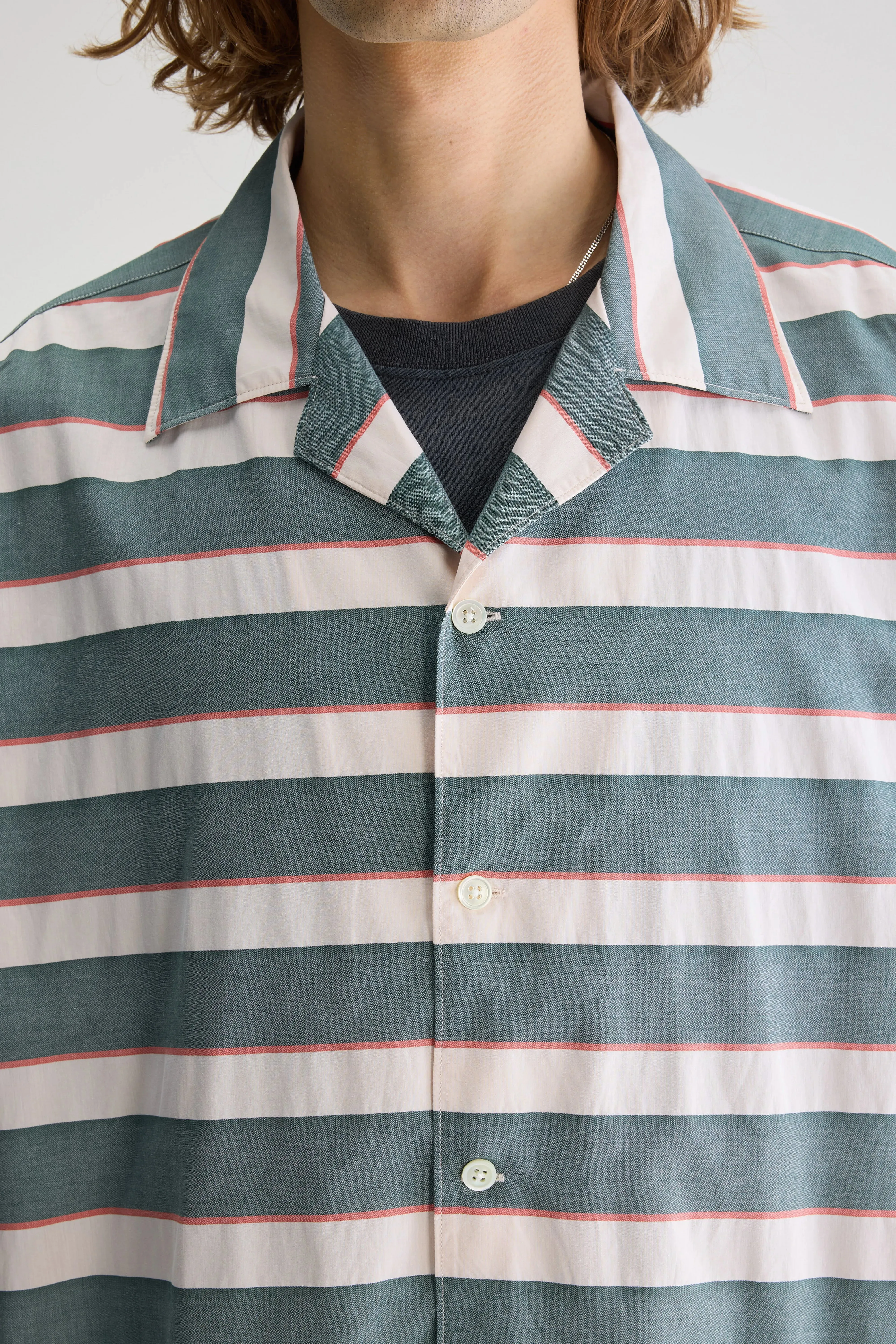 Bold Print Flare relaxed shirt (251 / M / STRIPE B)