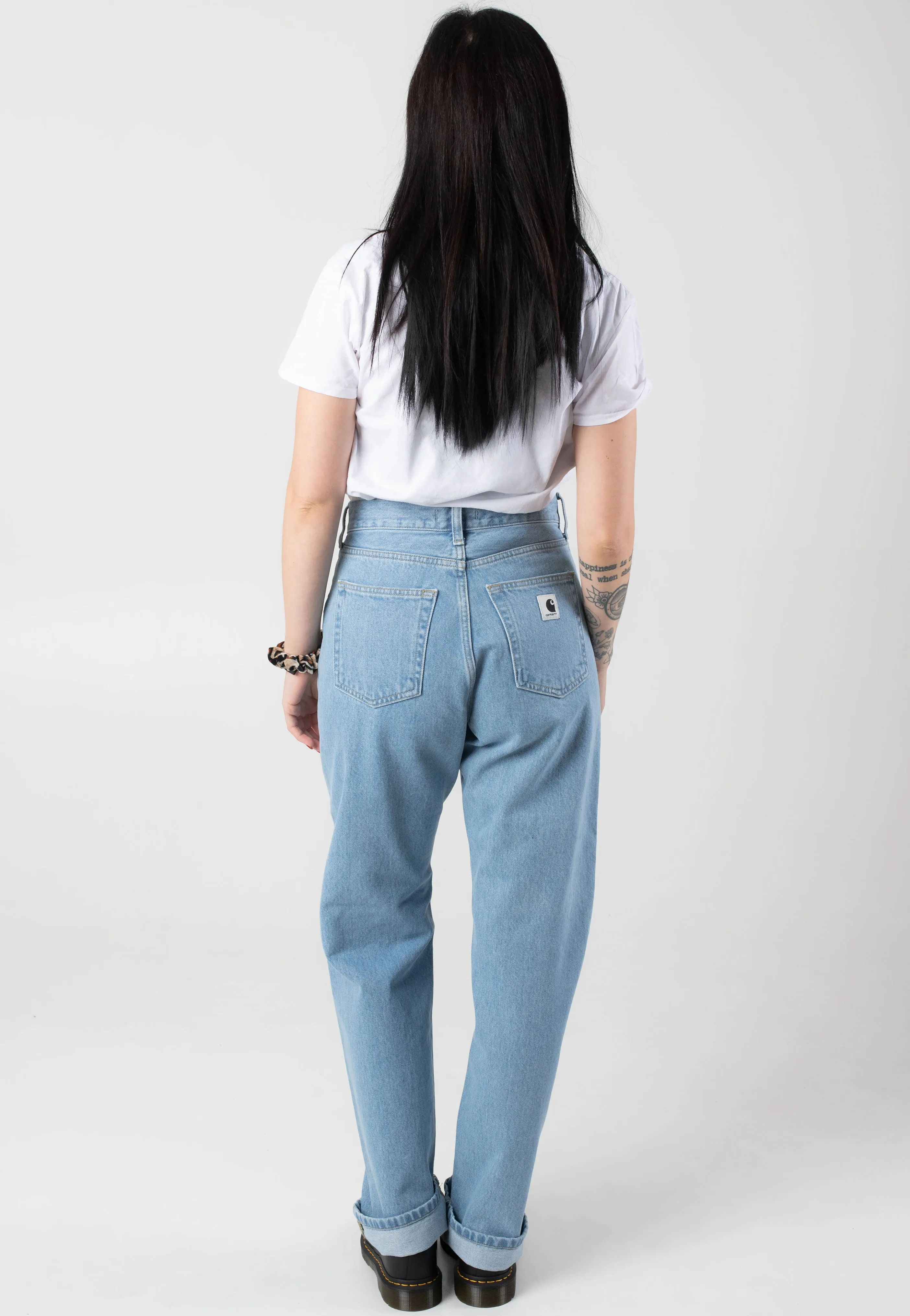 Bold Texture Carhartt WIP - W' Noxon Stone Bleached Blue - Jeans