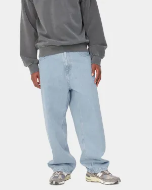 Carhartt WIP Brandon Pant Loose Straight Mens Jeans - Blue Heavy Stone Bleached | Carhartt WIP Jeans | JEANSTORE