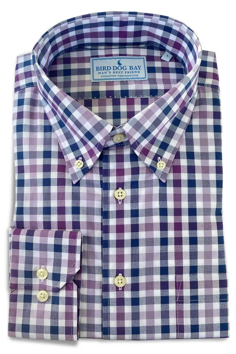 Breathable fabric Madeira: Woven Cotton Shirt - Violet