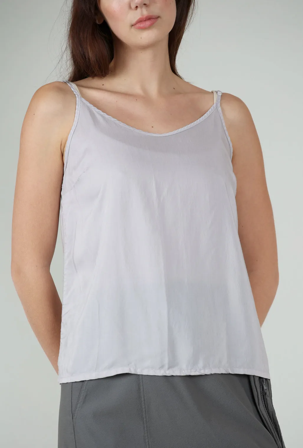 Breathable mesh Silk Camisole, Silver