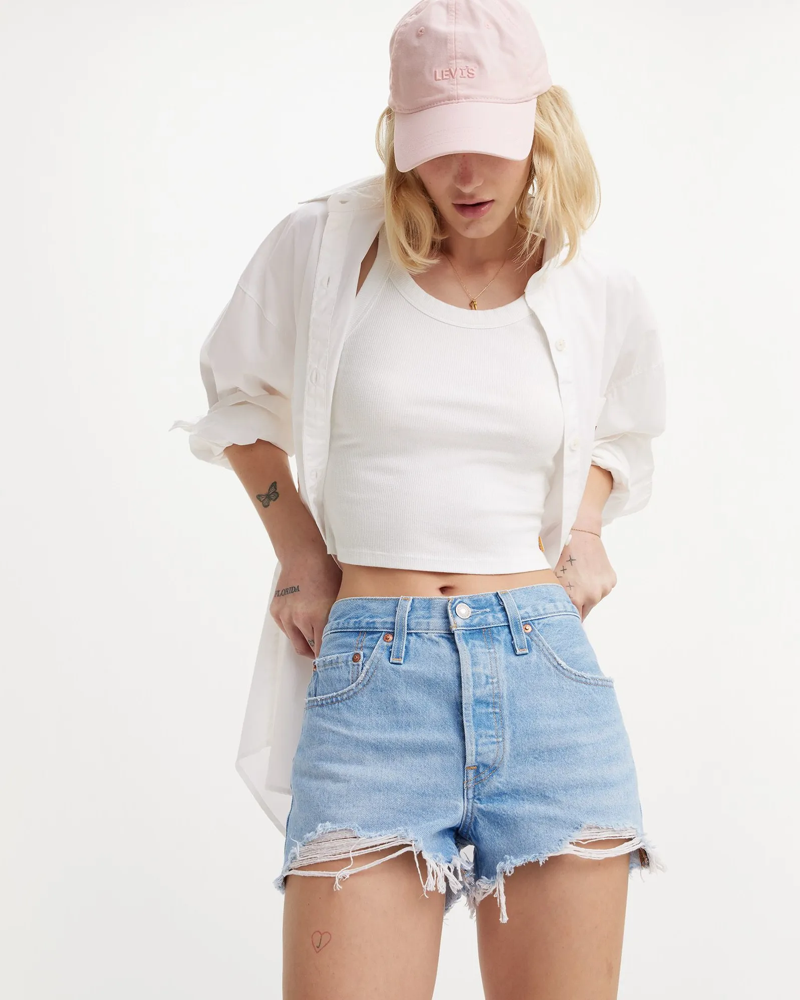 Levi's Womens 501 Original Shorts - Luxor Heat | Levi's Shorts | JEANSTORE