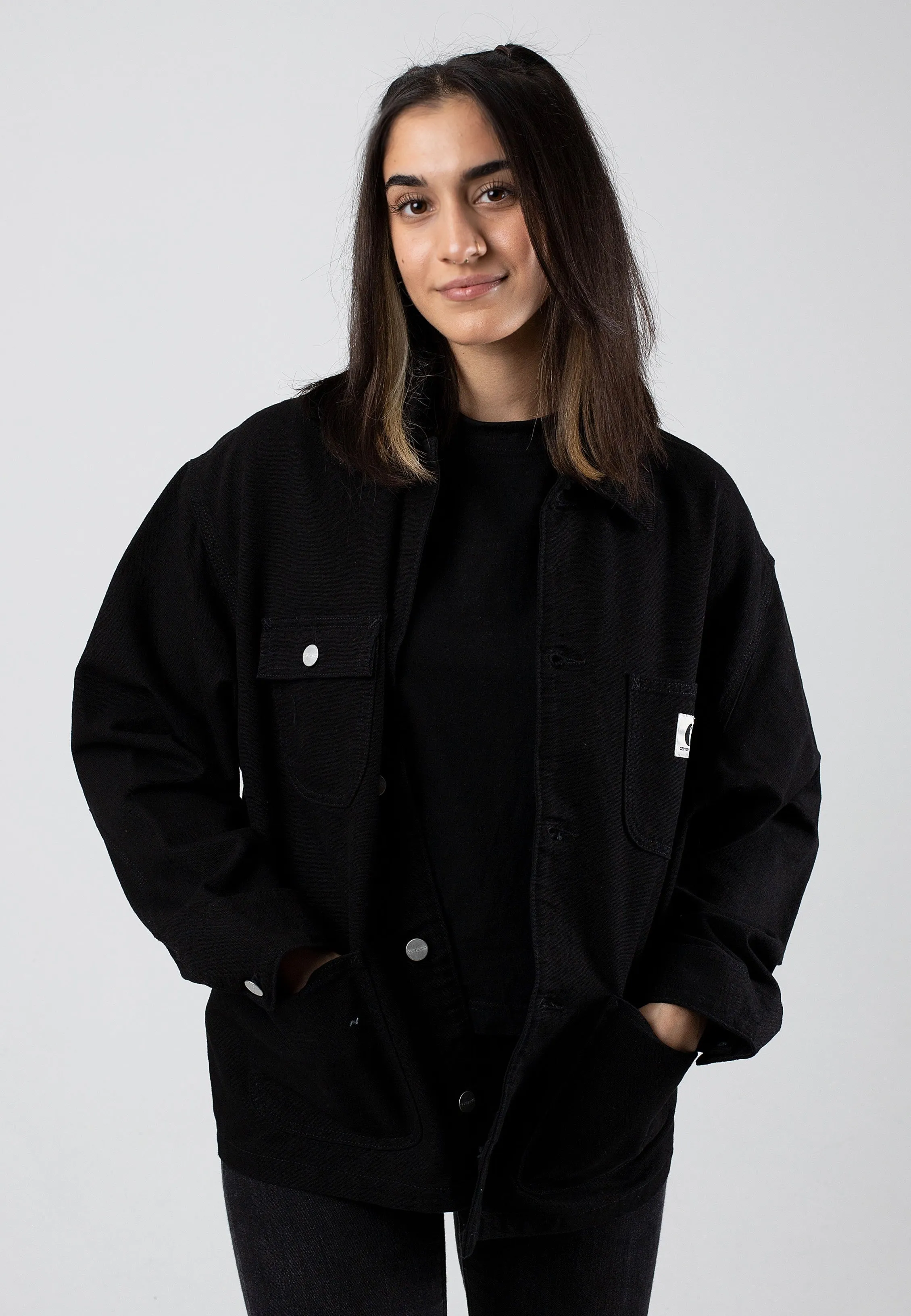 briefcase Carhartt WIP - W' OG Michigan Rinsed Black/Black - Jacket