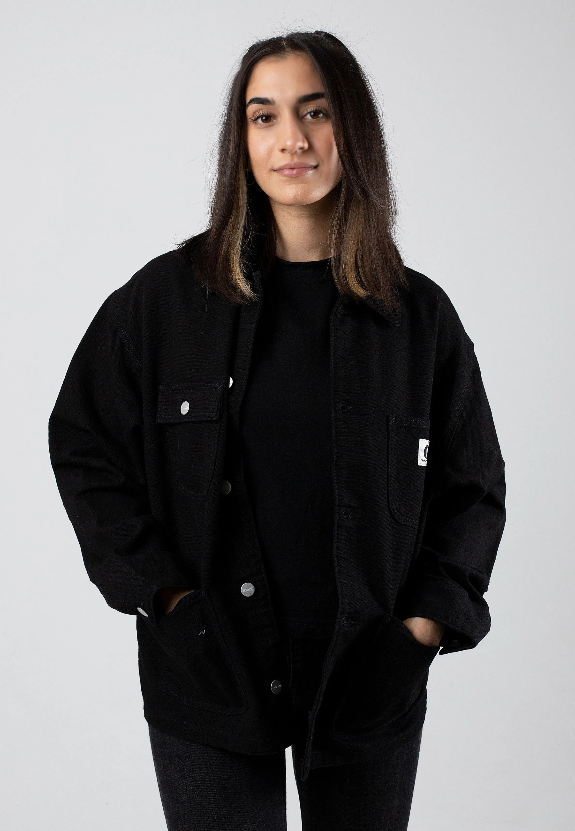 briefcase Carhartt WIP - W' OG Michigan Rinsed Black/Black - Jacket