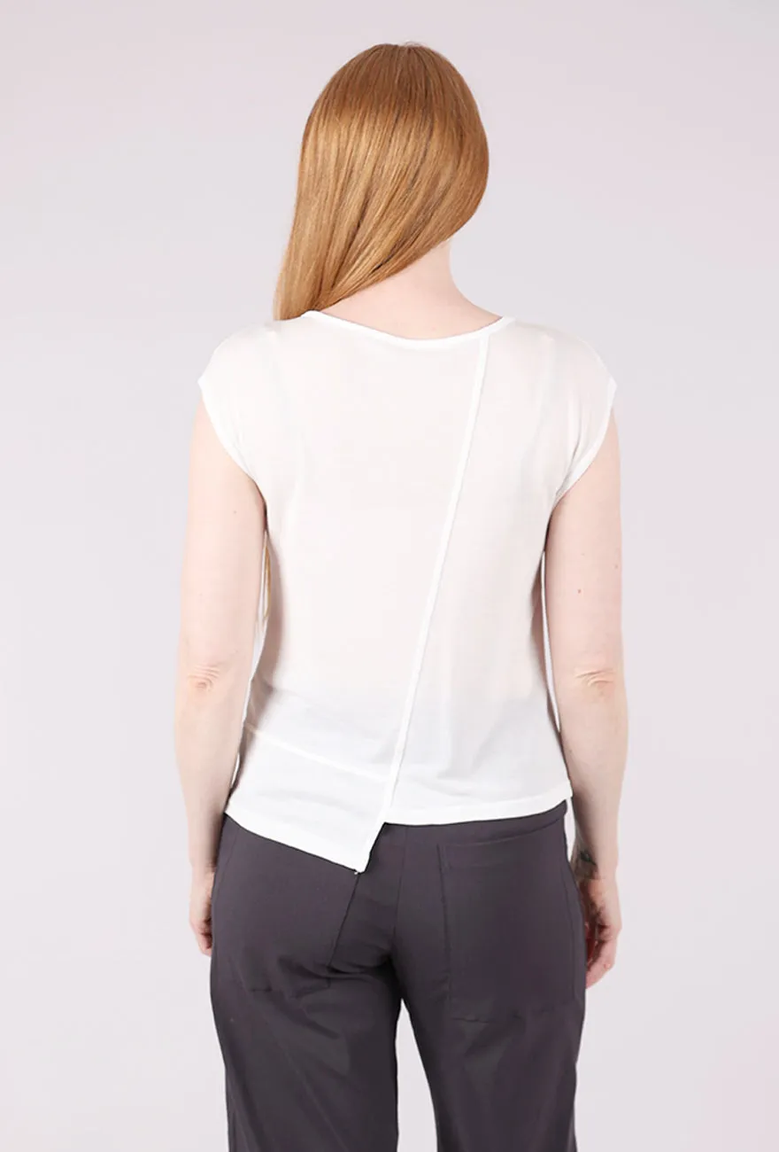 Brooke Knit Top, White Versatile Shirt