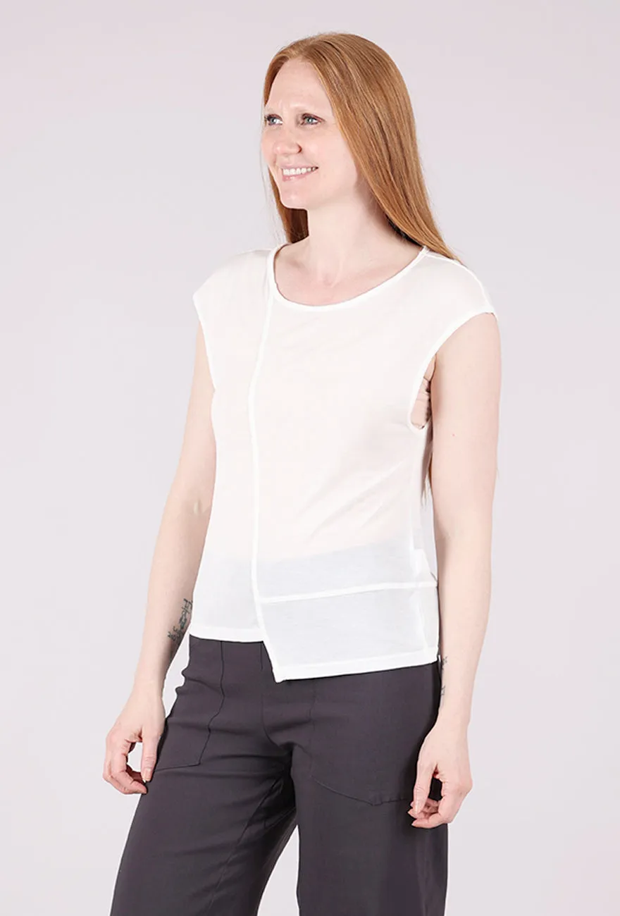 Brooke Knit Top, White Versatile Shirt
