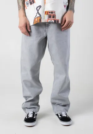 Winter Warmth Durable Versatile Fit Carhartt WIP - Single Knee Black Chalk Wash - Pants