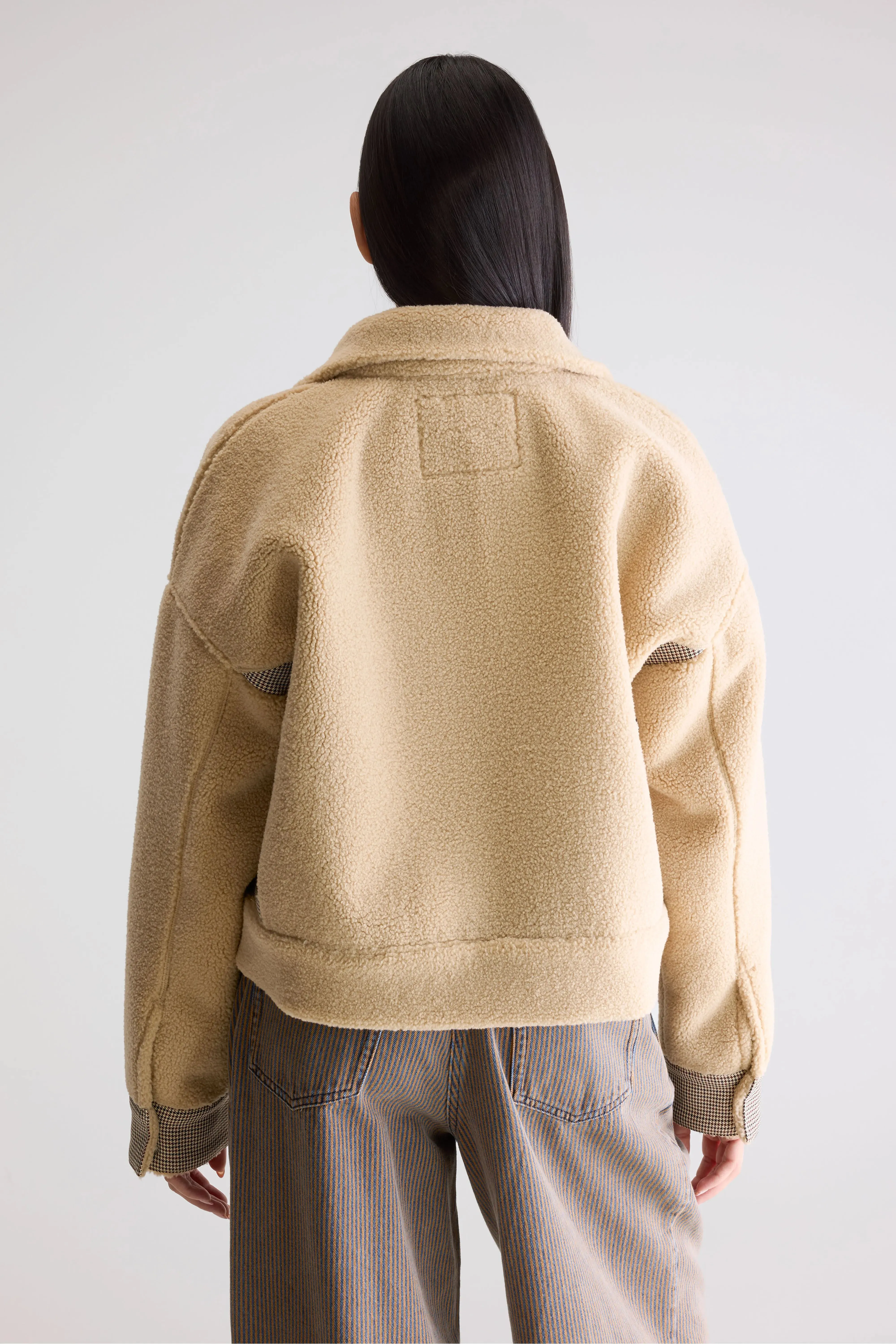 Built For Chill Alesha Teddy Jacket (252 / W / MACADAMIA)