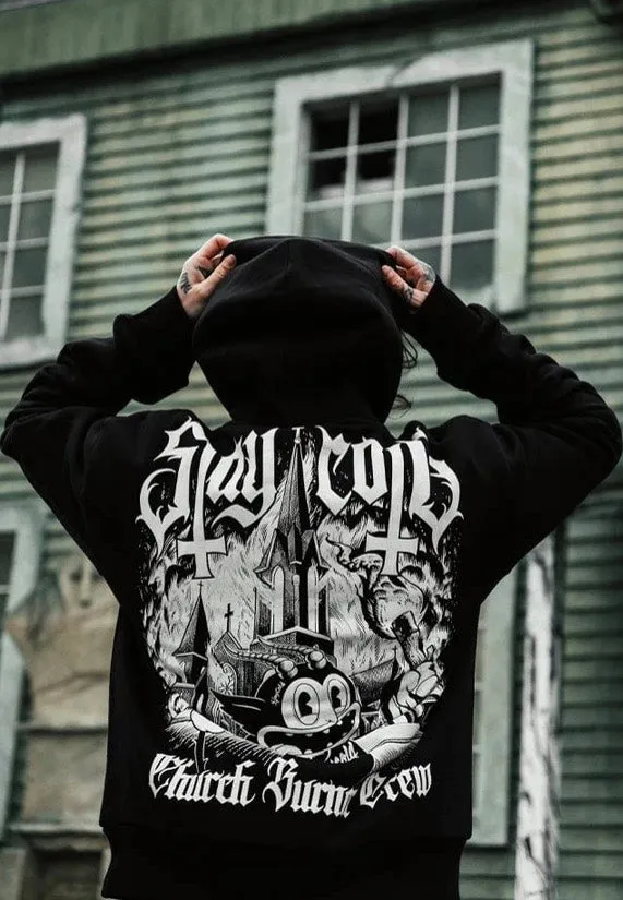 Campus Style Stay Cold Apparel - Church Burner Crew Black - Hoodie