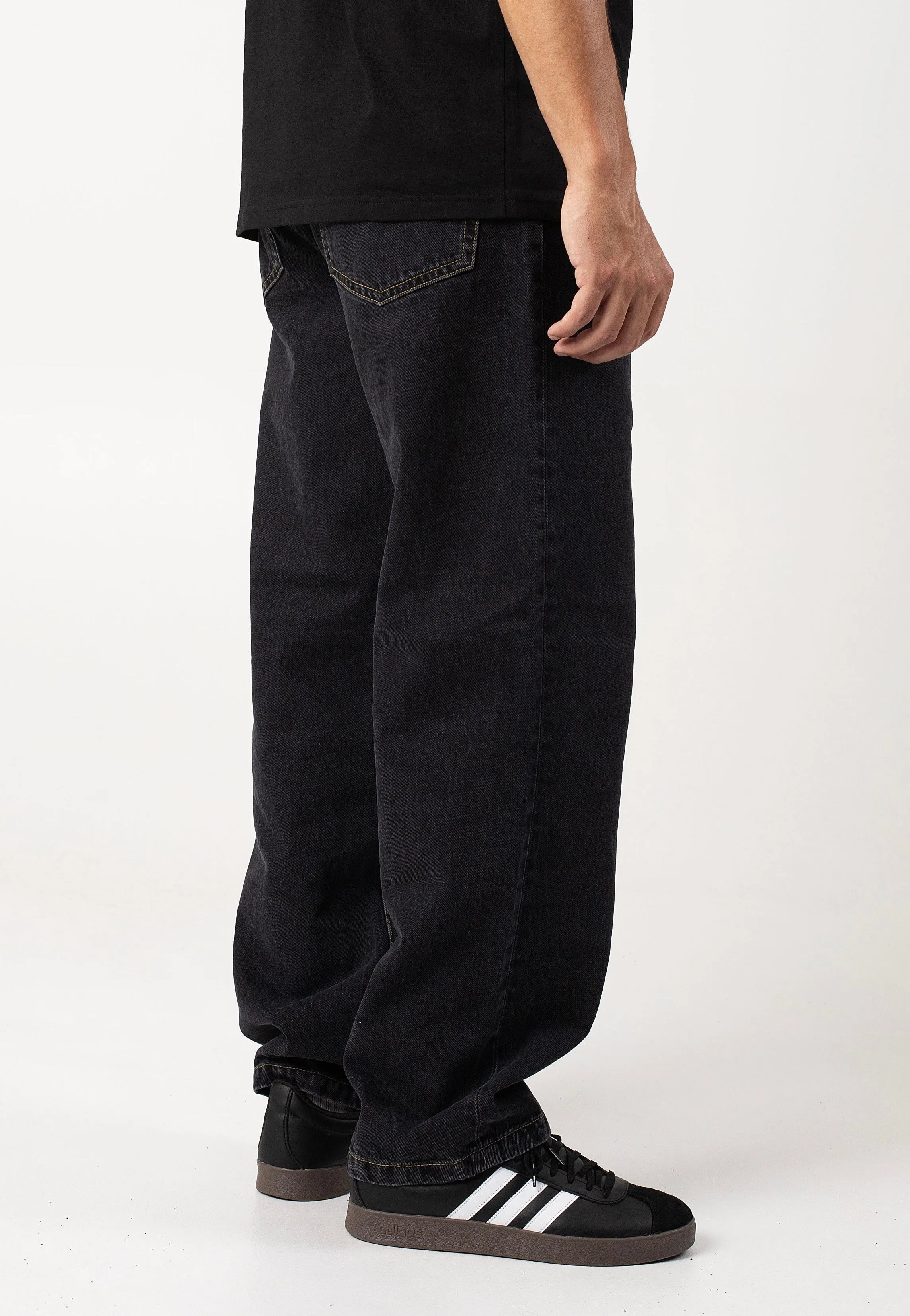Carhartt WIP - Aaron Stone Washed Black - Jeans Urban Style