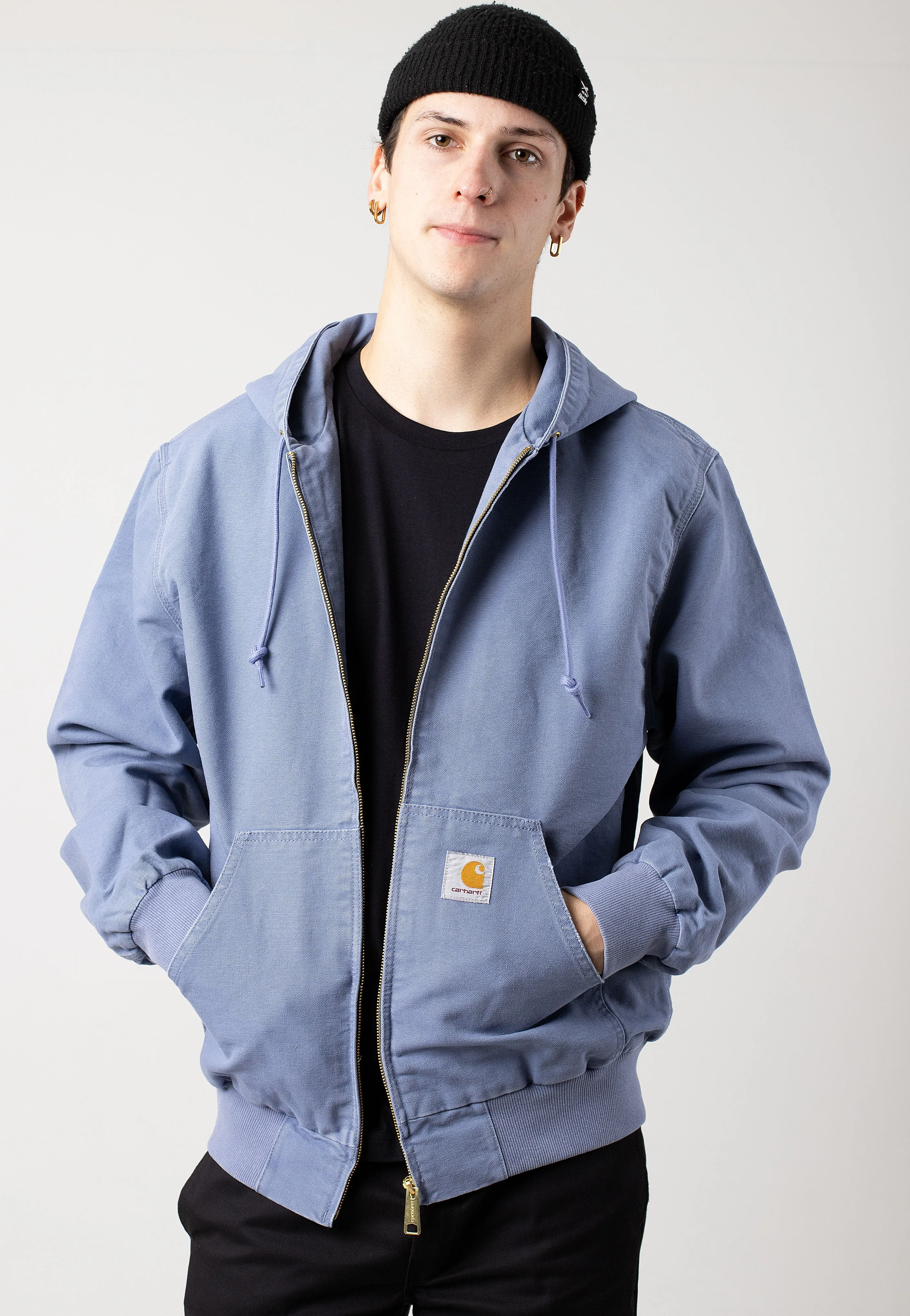 Carhartt WIP - Active Aged Canvas Bay Blue - Jacket Beach Cover