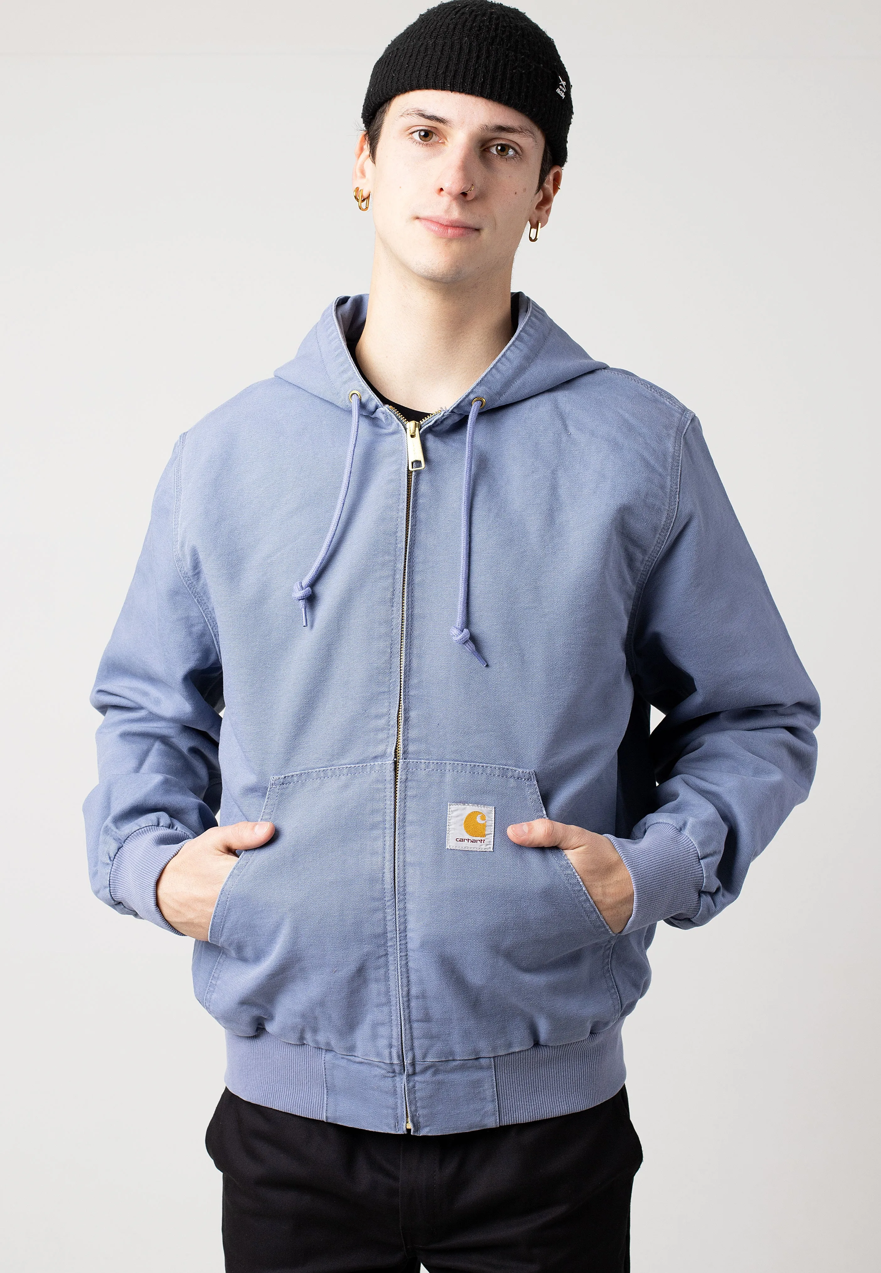 Visualize Carhartt WIP - Active Aged Canvas Bay Blue - Jacket