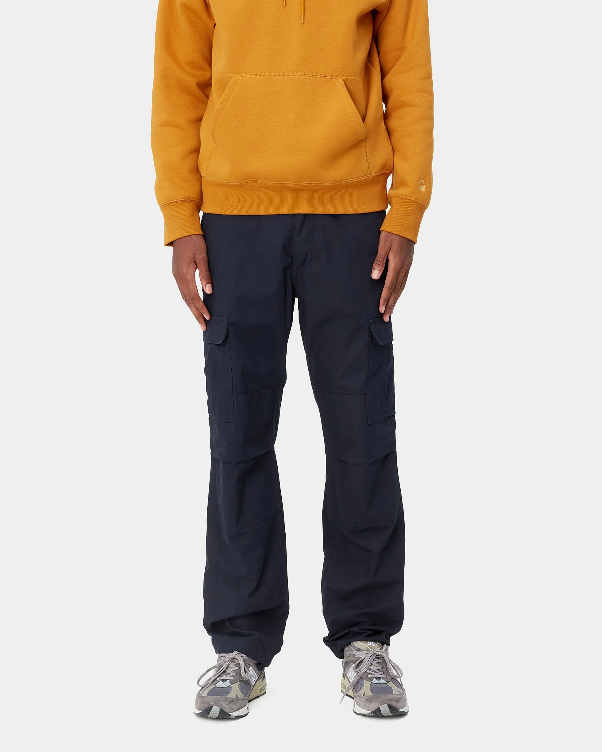 Carhartt WIP Aviation Pant Slim Fit Cargo - Dark Navy Rinsed | Carhartt WIP Chinos & Non-Denim Pants | JEANSTORE