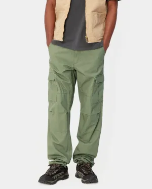 Carhartt WIP Aviation Pant Slim Fit Cargo - Dollar Green Rinsed | Carhartt WIP Chinos & Non-Denim Pants | JEANSTORE