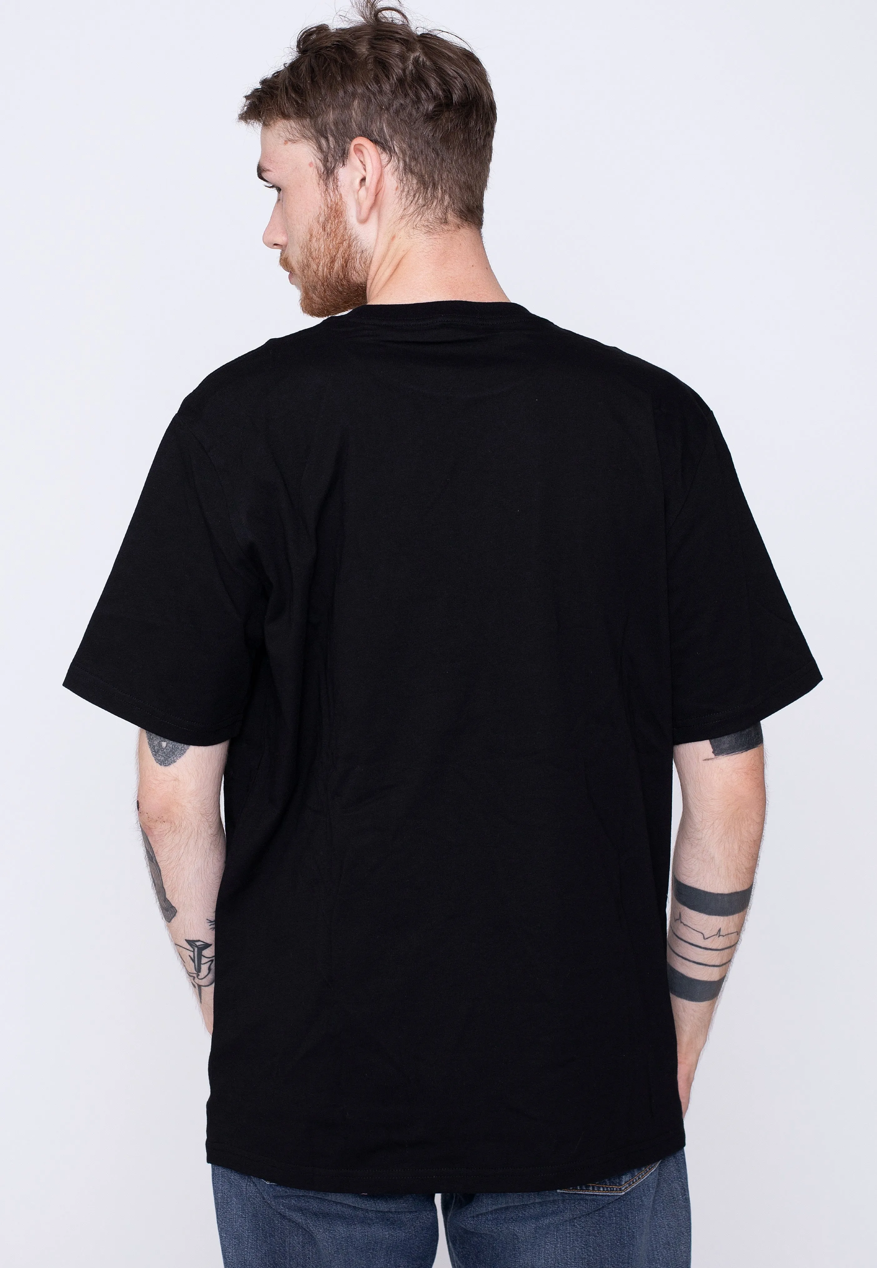Carhartt WIP - Base Black/White - T-Shirt Snow - sporty