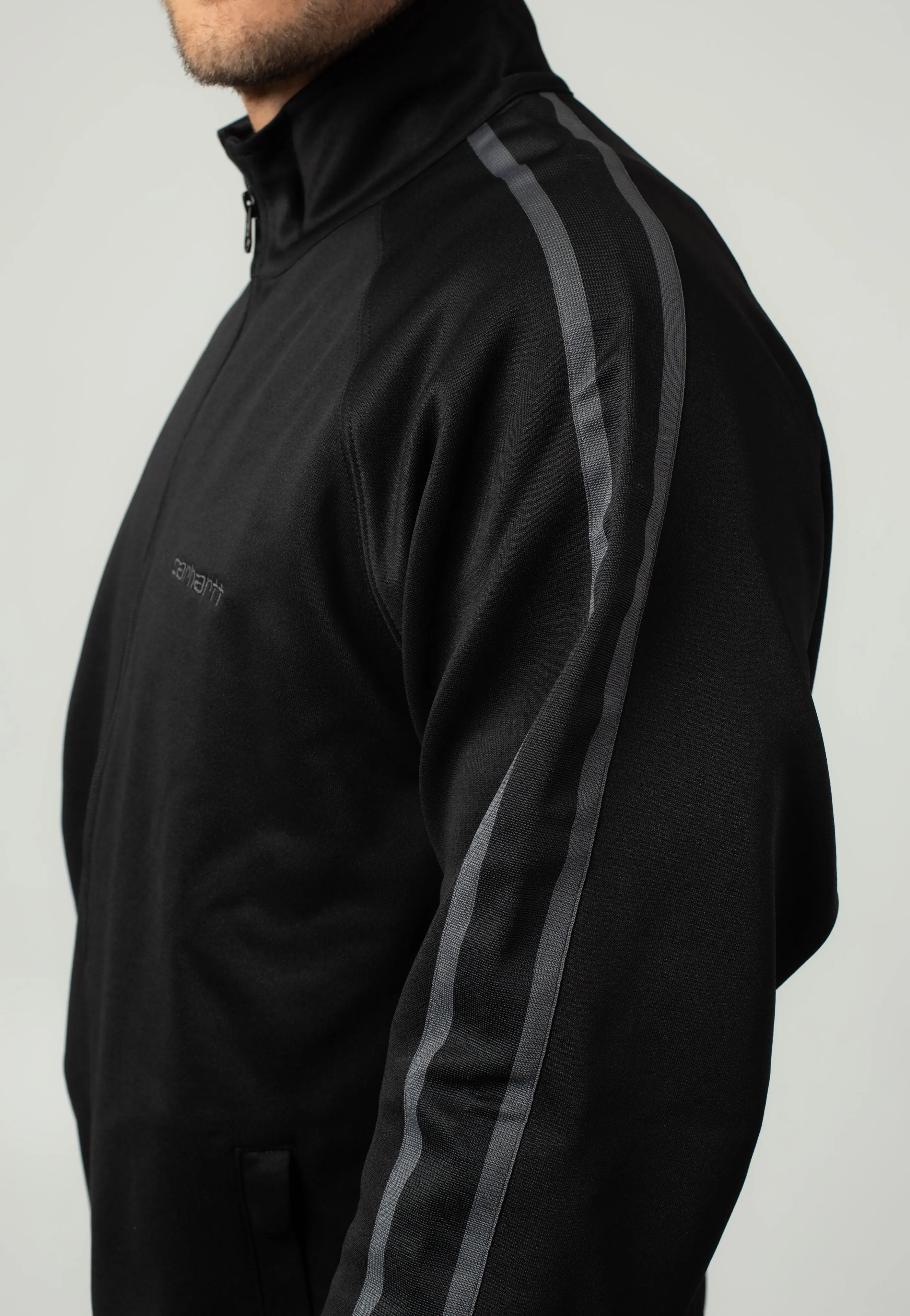 Carhartt WIP - Bolan Black/Graphite - Track Jacket Cold - resistant