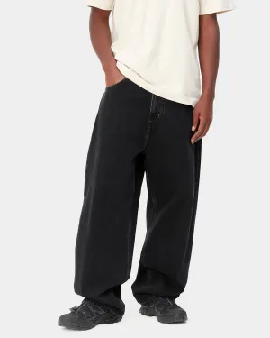 Carhartt WIP Brandon Pant Loose Straight Mens Jeans - Black Stone Washed | Carhartt WIP Jeans | JEANSTORE