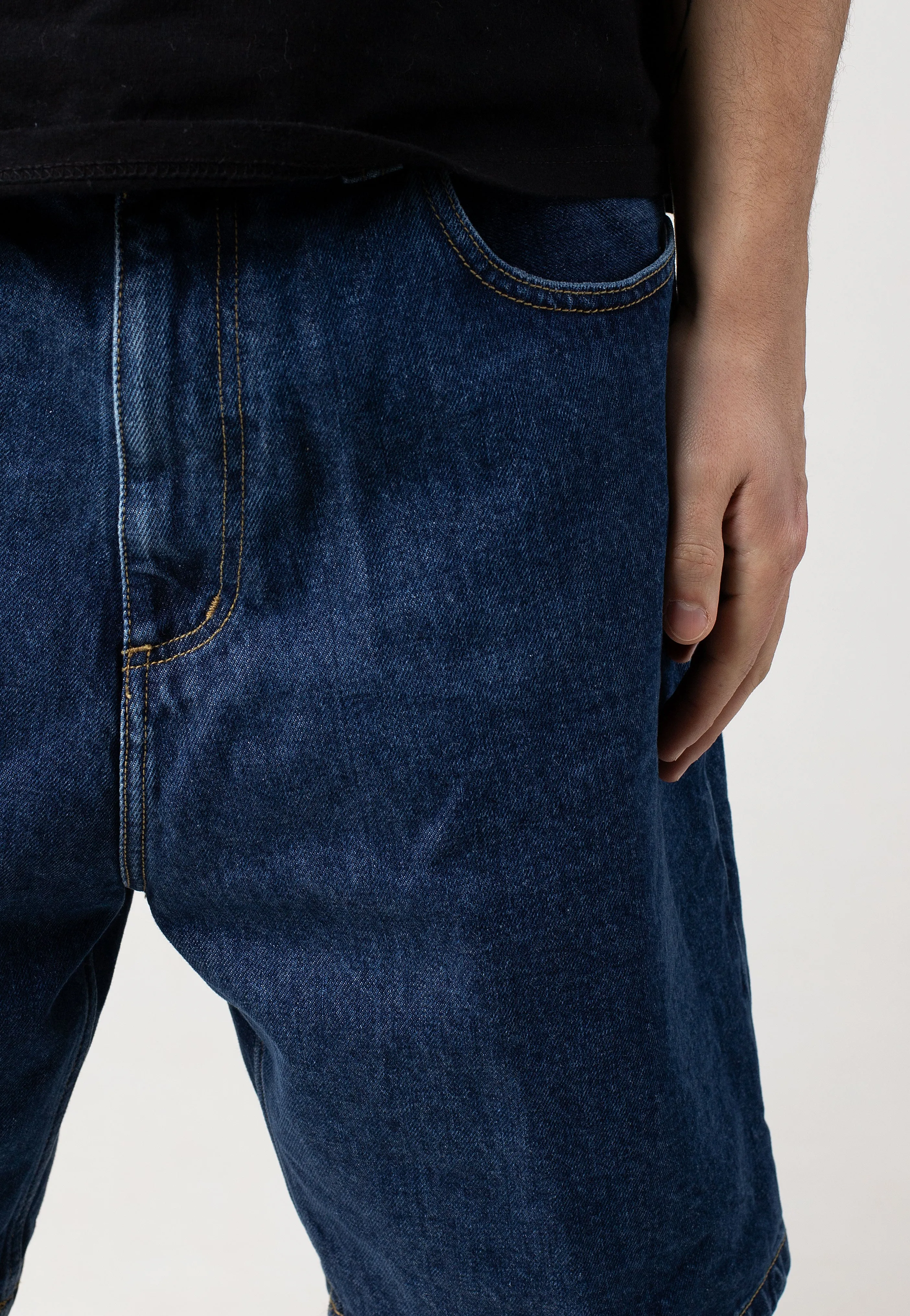Carhartt WIP - Brandon Stone Washed Blue - Shorts Geometric Pattern