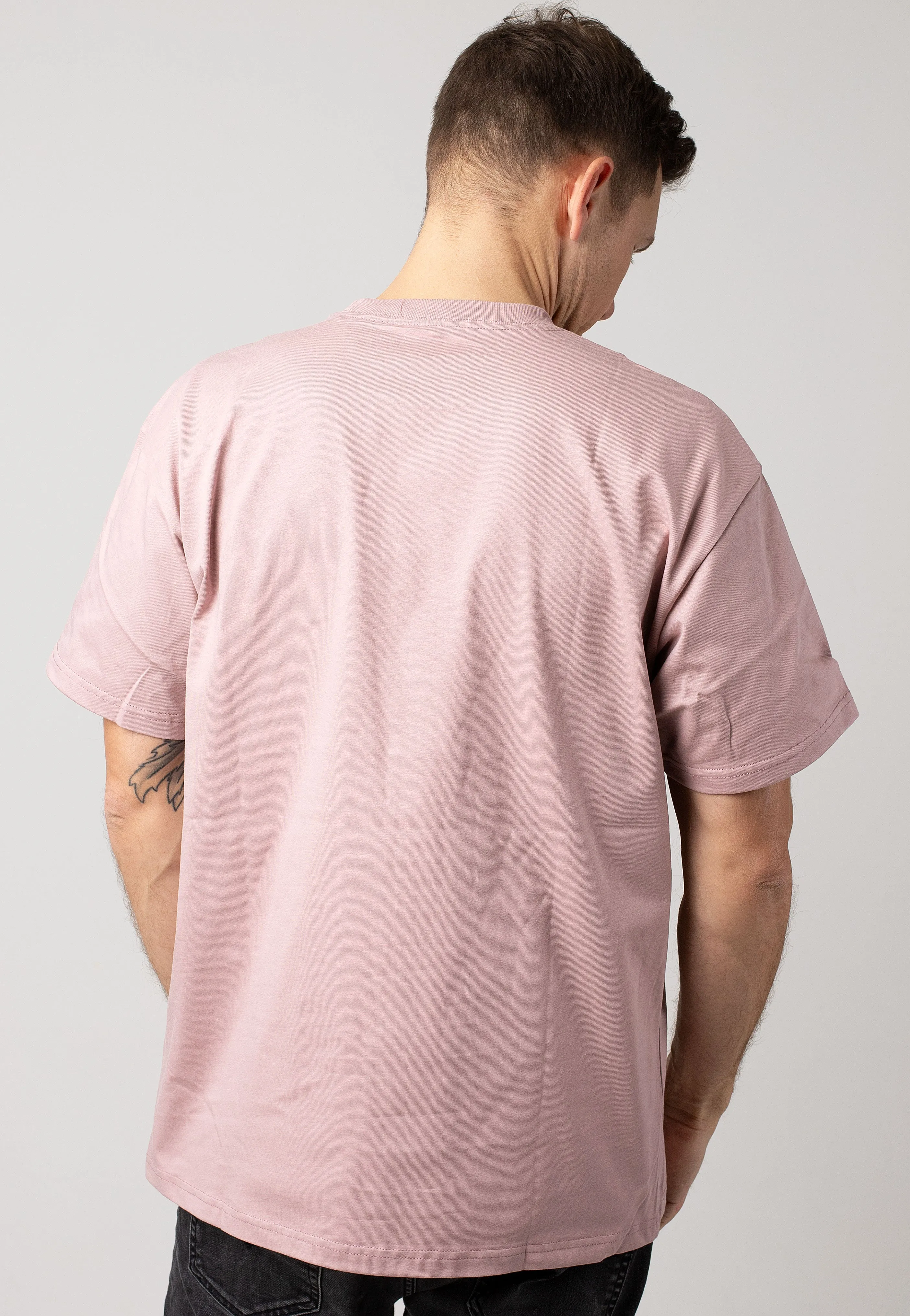 Carhartt WIP - Chase Glassy Pink/Gold - T-Shirt Striped and classic
