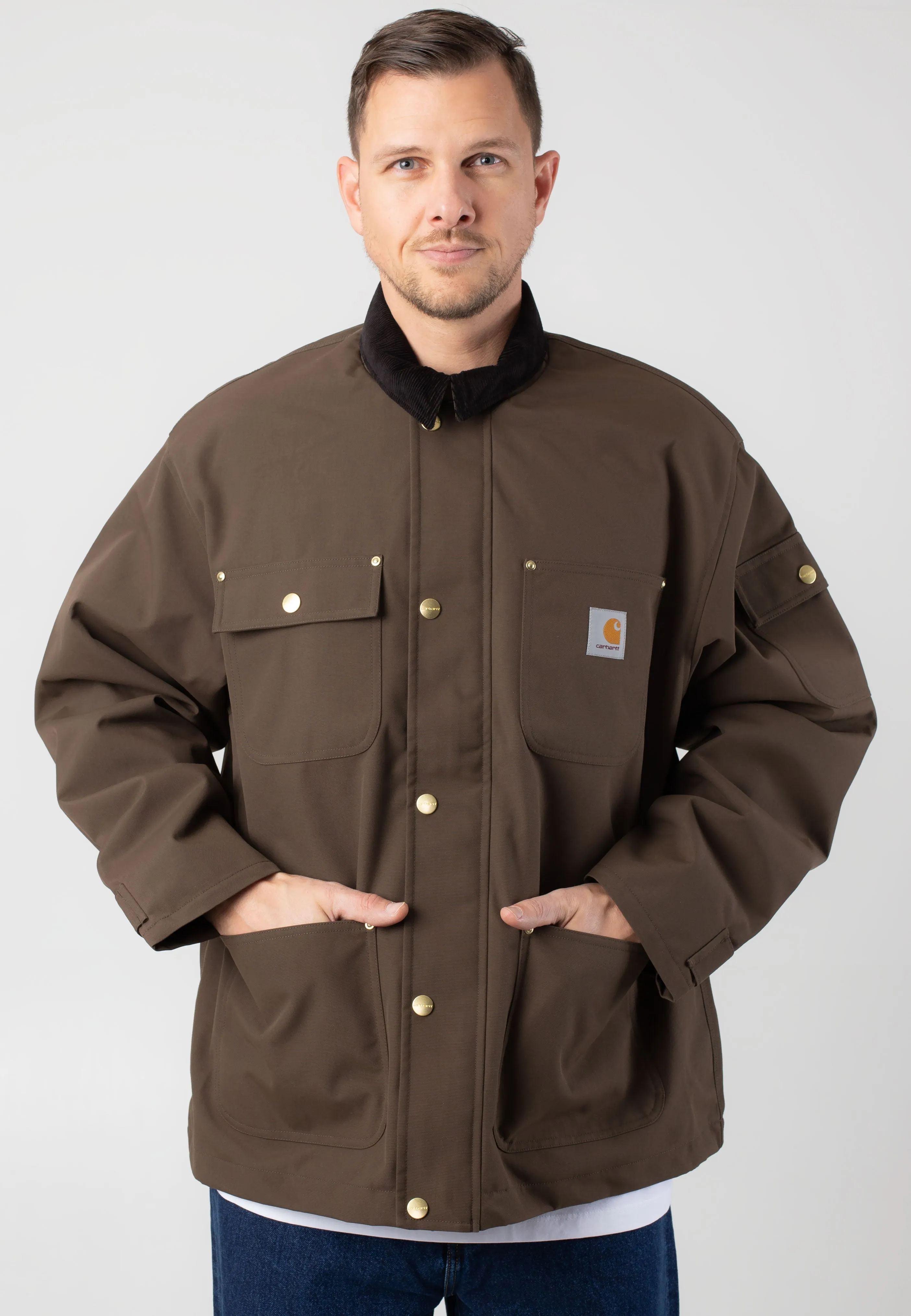 Carhartt WIP - Clapton Liberica/Black - Jacket Ruffled detail
