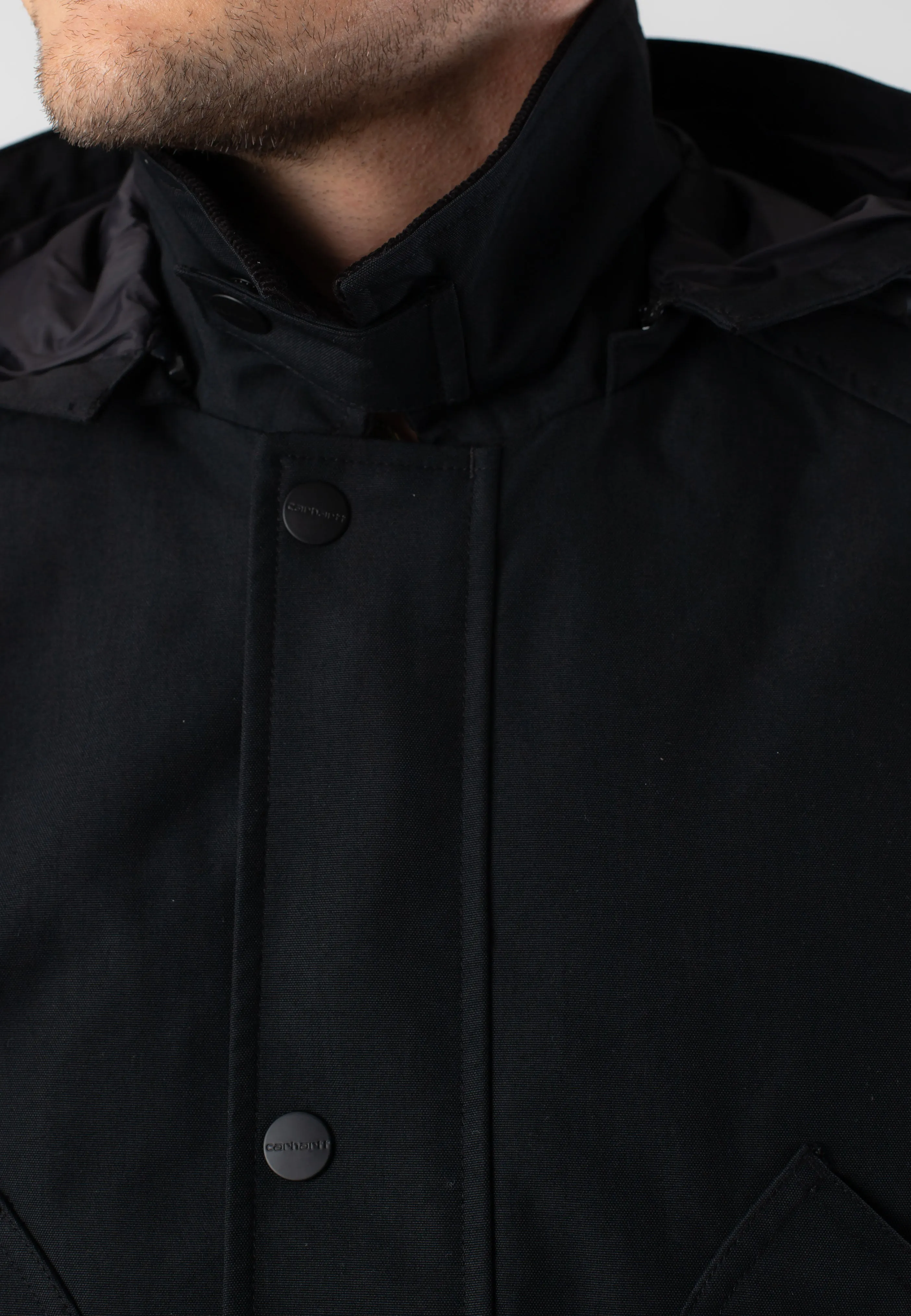 Carhartt WIP - Clarton Black/Black - Jacket Lined interior