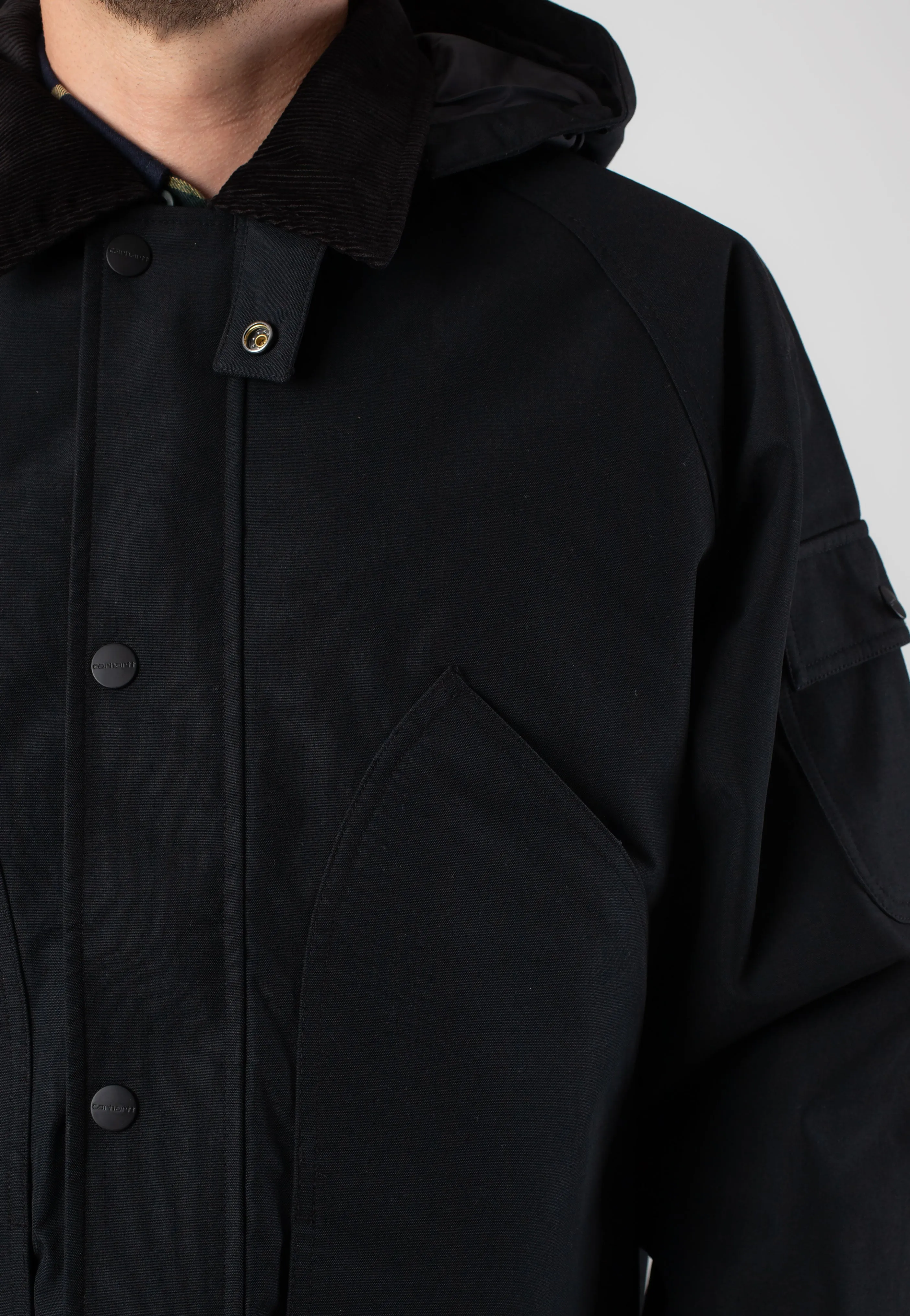 Carhartt WIP - Clarton Black/Black - Jacket Lined interior
