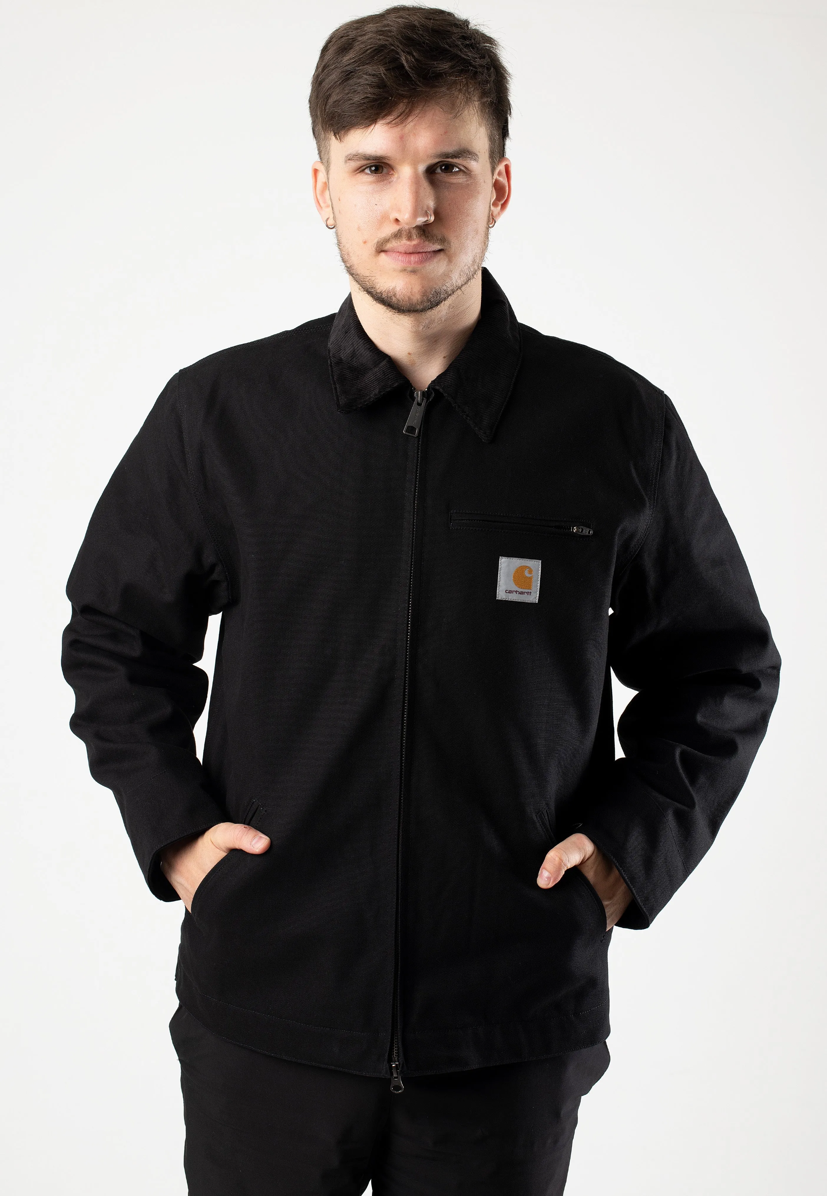 Protective Layering Love Carhartt WIP - Detroit Rigid Black/Black - Jacket