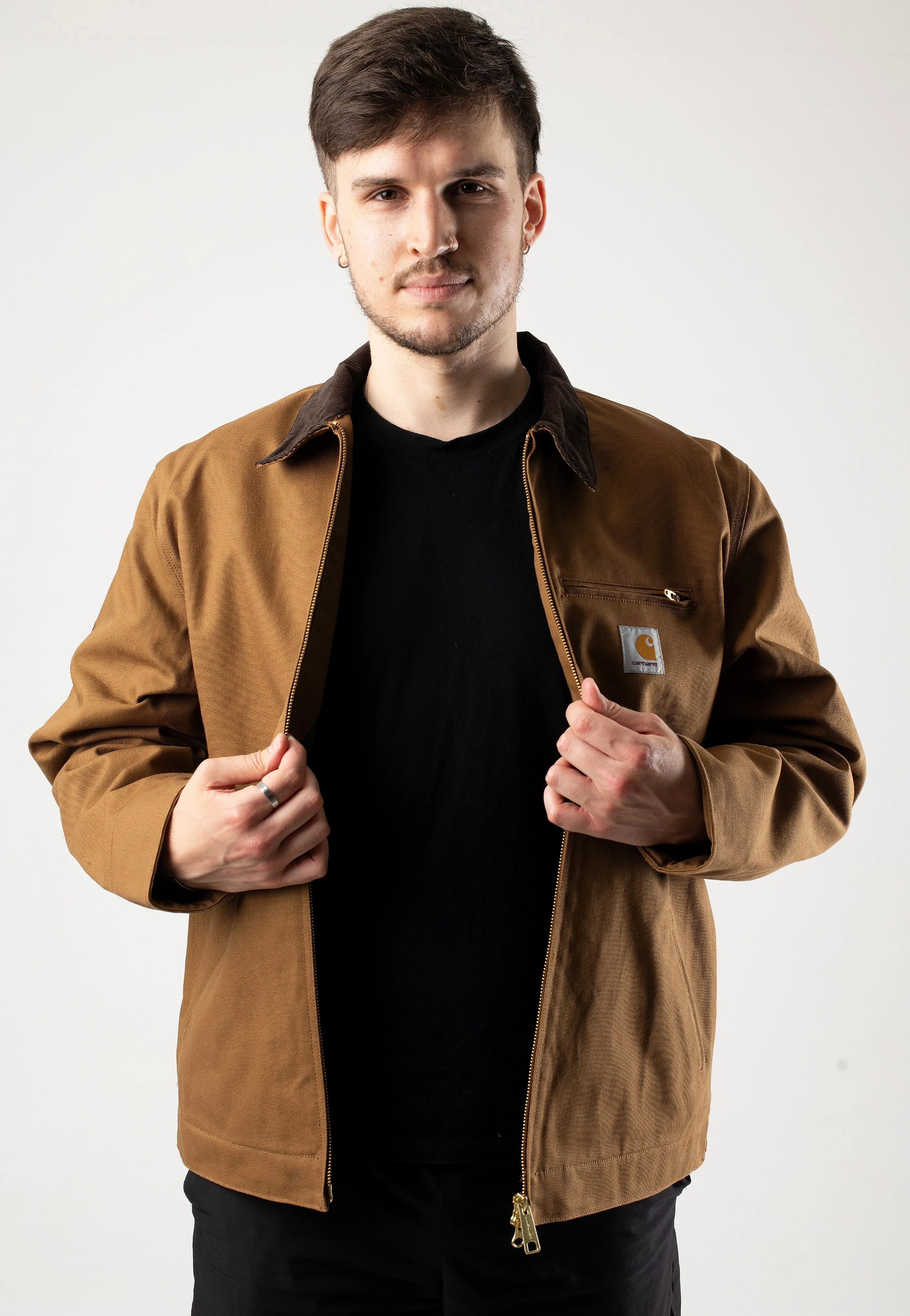 Carhartt WIP - Detroit Rigid Hamilton Brown/Tobacco - Jacket Urban Cool