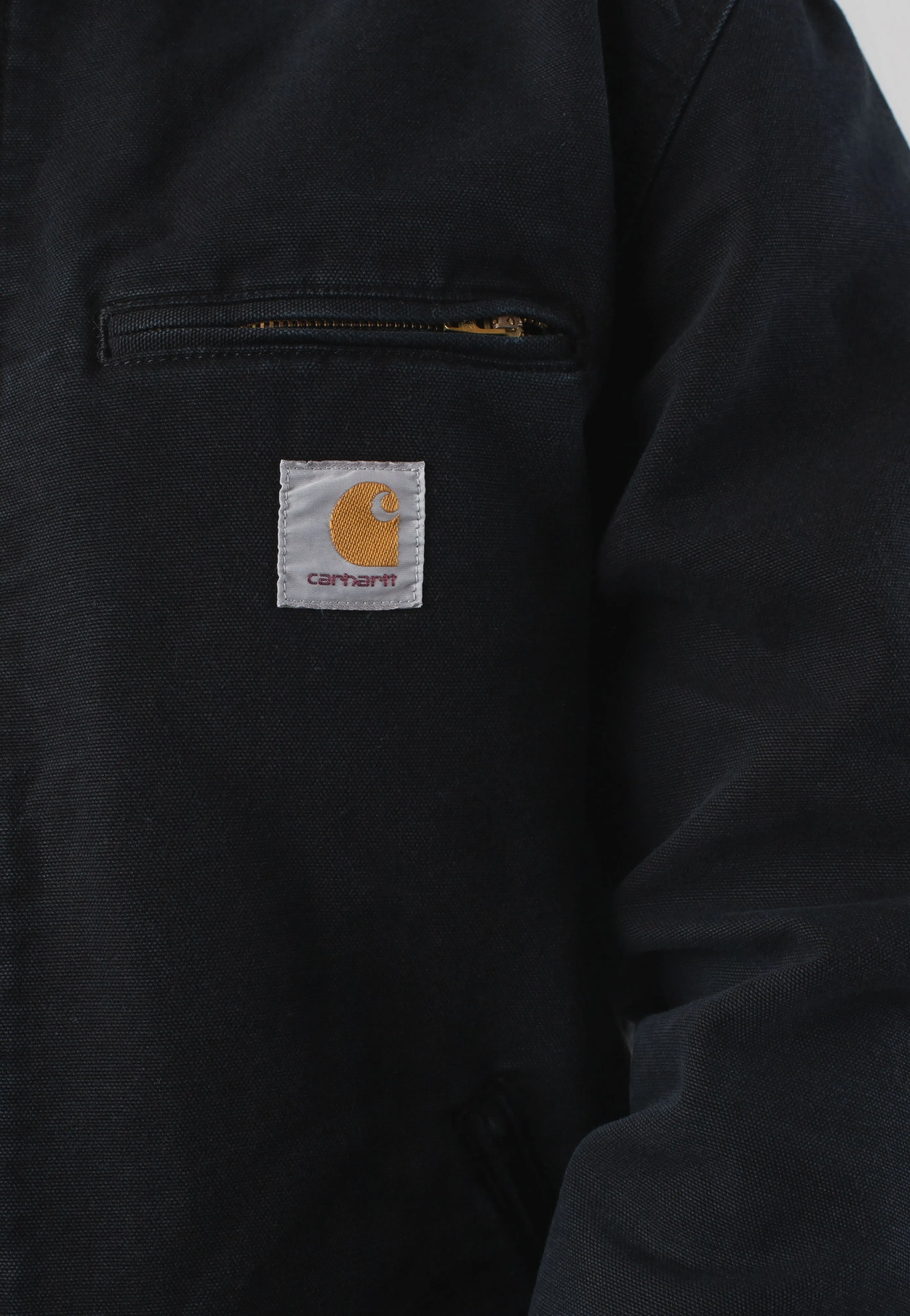 Carhartt WIP - Detroit Stone Canvas Black/Black - Jacket All-Purpose Wear