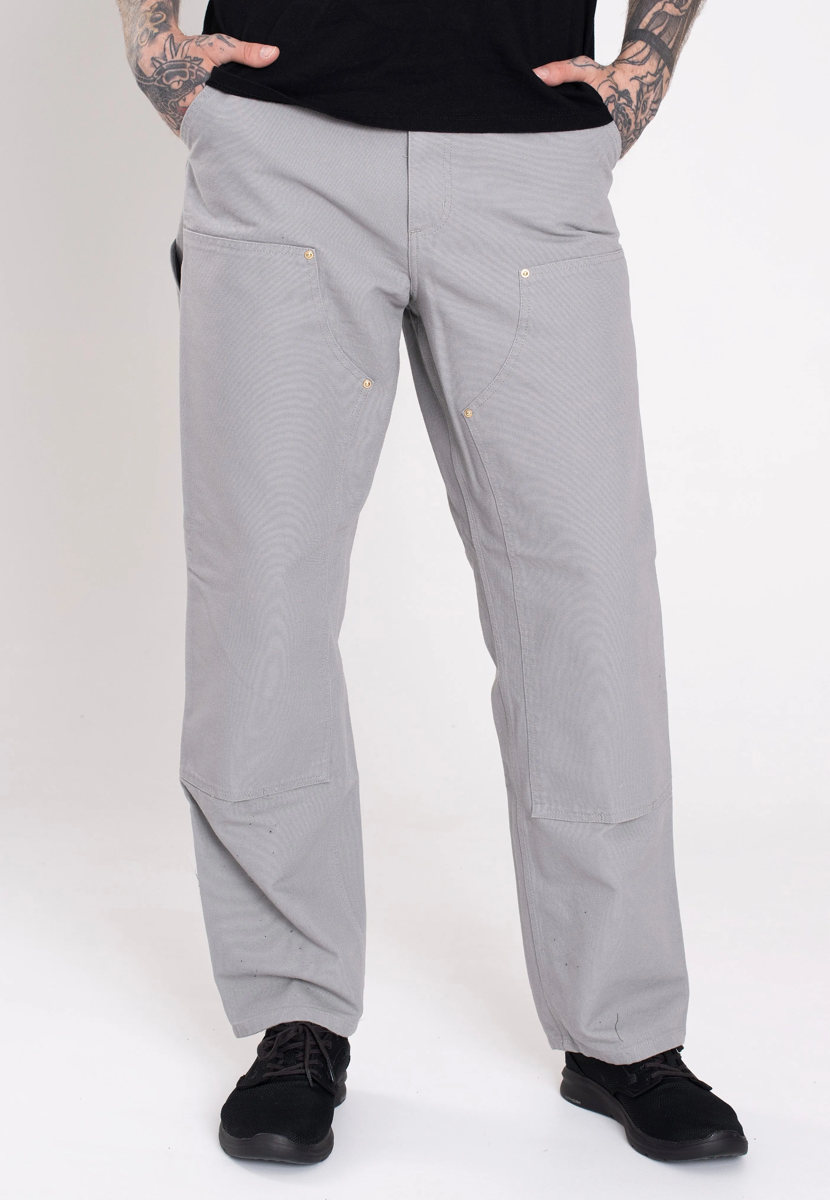 Carhartt WIP - Double Knee Rinsed Marengo - Jeans High Quality Eco Friendly