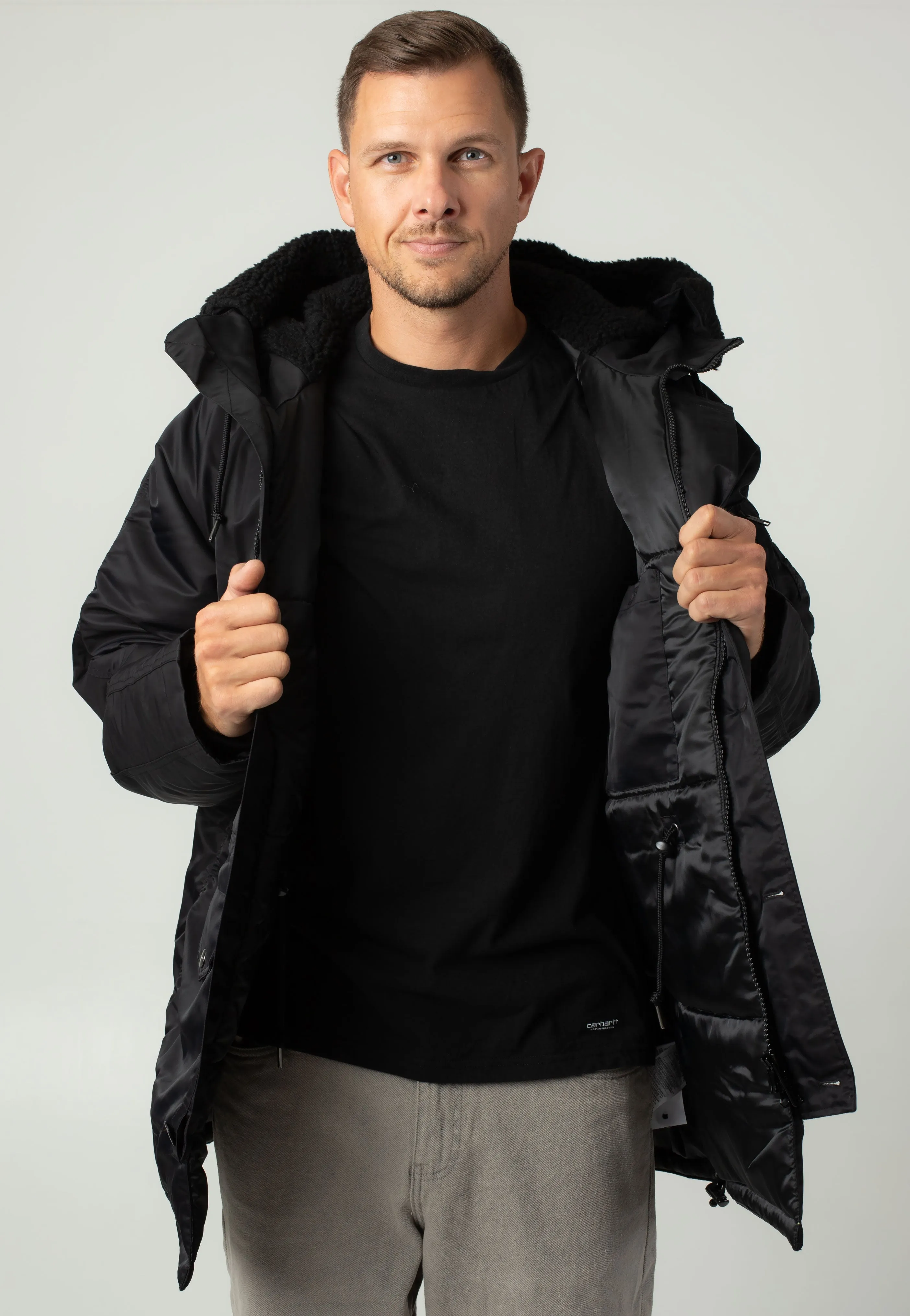 Carhartt WIP - Hd Olten Black - Jacket Lace insert