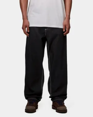 Carhartt WIP Heart Single Knee Relaxed Fit Mens Jeans - Black Rinsed | Carhartt WIP Jeans | JEANSTORE