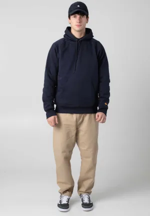 Outdoor Gear Mode Feel Carhartt WIP - Hooded Chase Dark Navy/Gold - Hoodie
