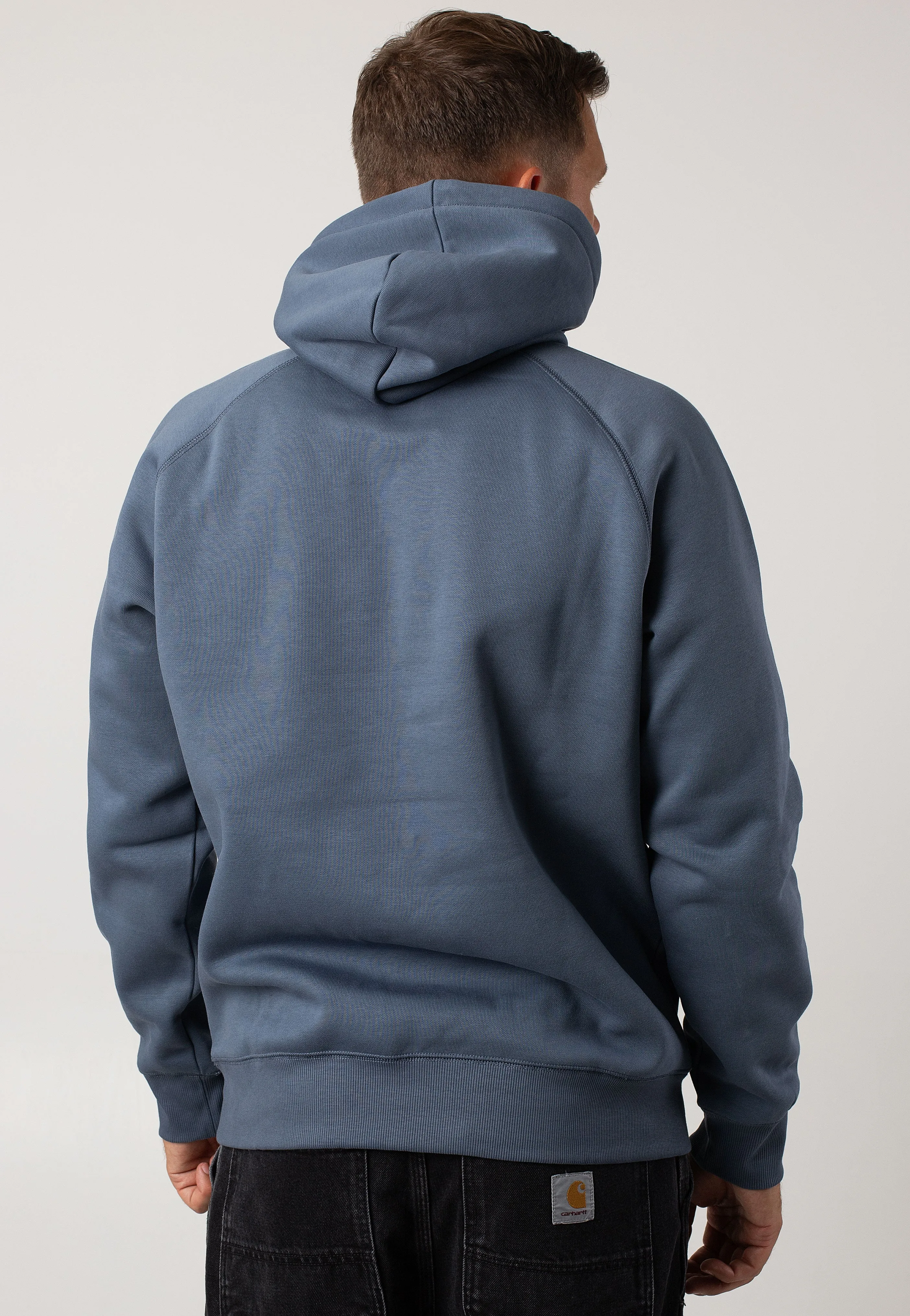 Carhartt WIP - Hooded Chase Positano/Gold - Hoodie Faux Fur Trim